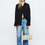 SOFT BOSTON EW_blond wood printed suede margesherwood
