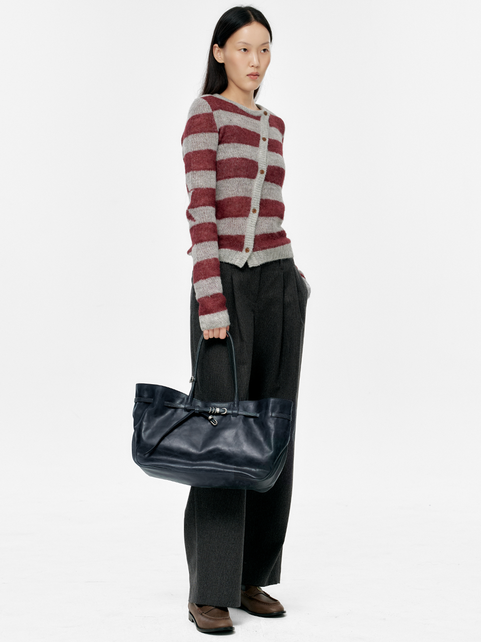 Margesherwood Grandma Used Bag Large Navy Pull-Up – MARGESHERWOOD