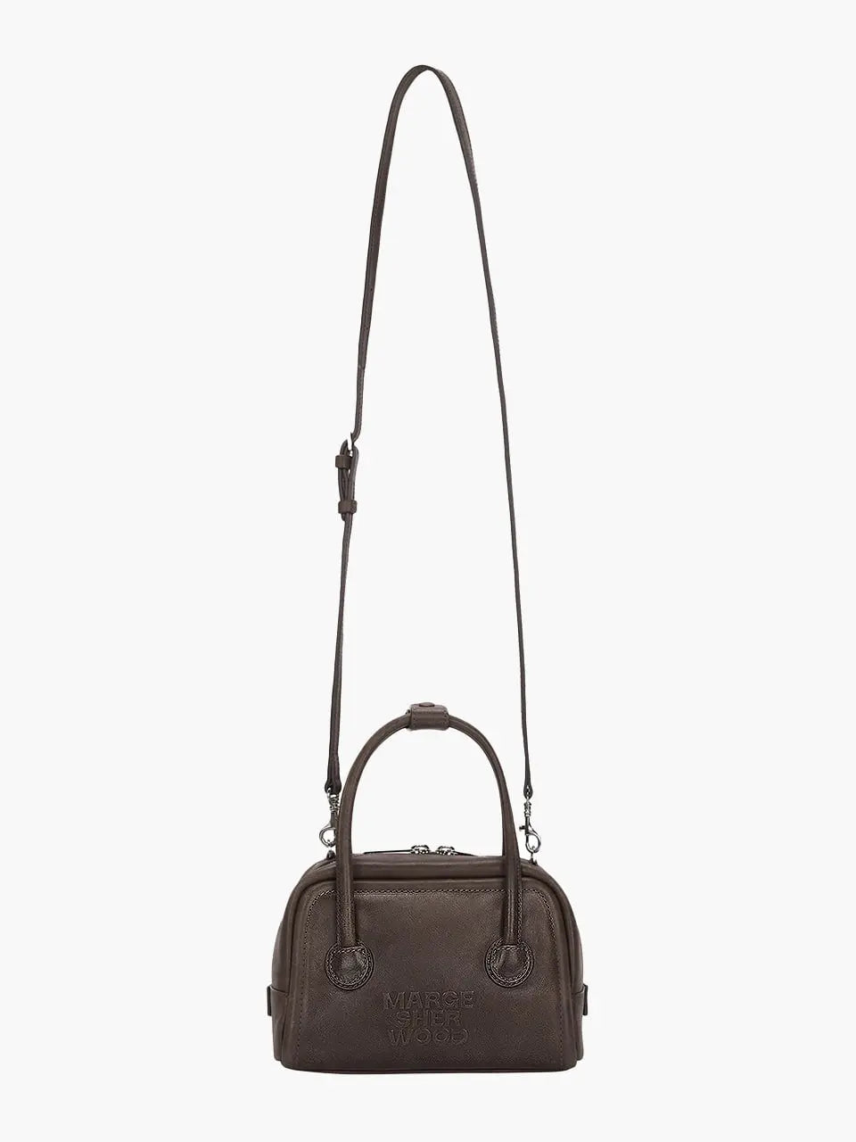 Borsa baguette morbida MARGE SHERWOOD crema liscia | borsa minimale Borsa baguette morbida MARGE SHERWOOD crema liscia | borsa minimale