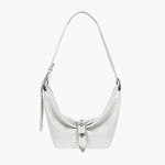 BELTED HOBO MEDIUM_off white cracked margesherwood