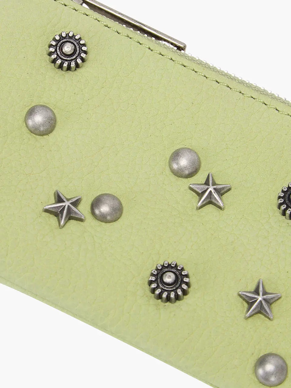 FULL STUD ZIPPER WALLET_avocado nubuck margesherwood