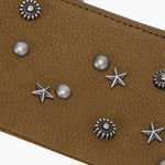 FULL STUD ZIPPER WALLET_chestnut nubuck margesherwood