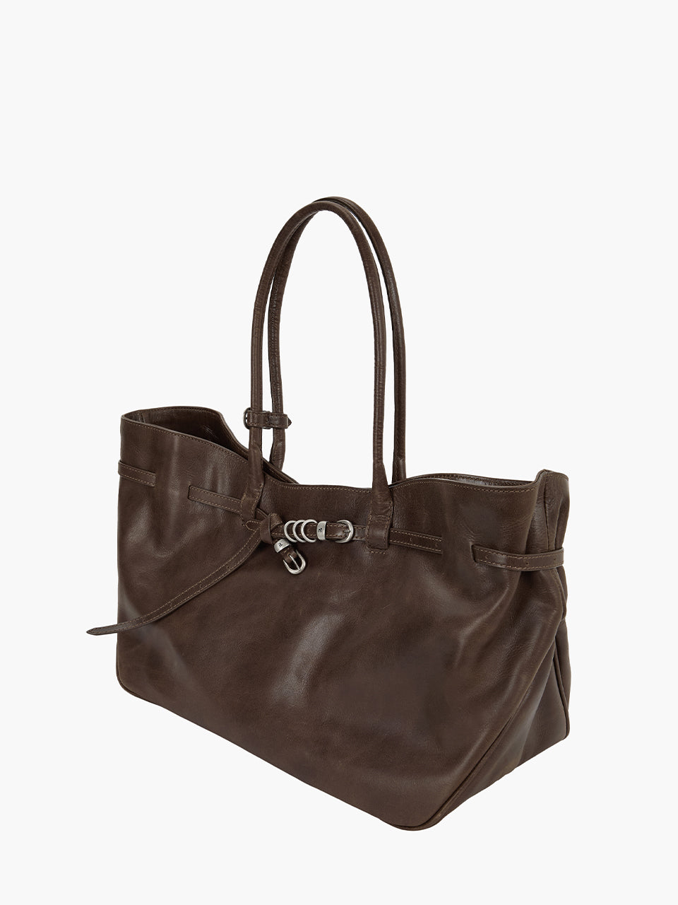 Margesherwood Grandma Used Bag Large Washed Brown Pull-Up – MARGESHERWOOD
