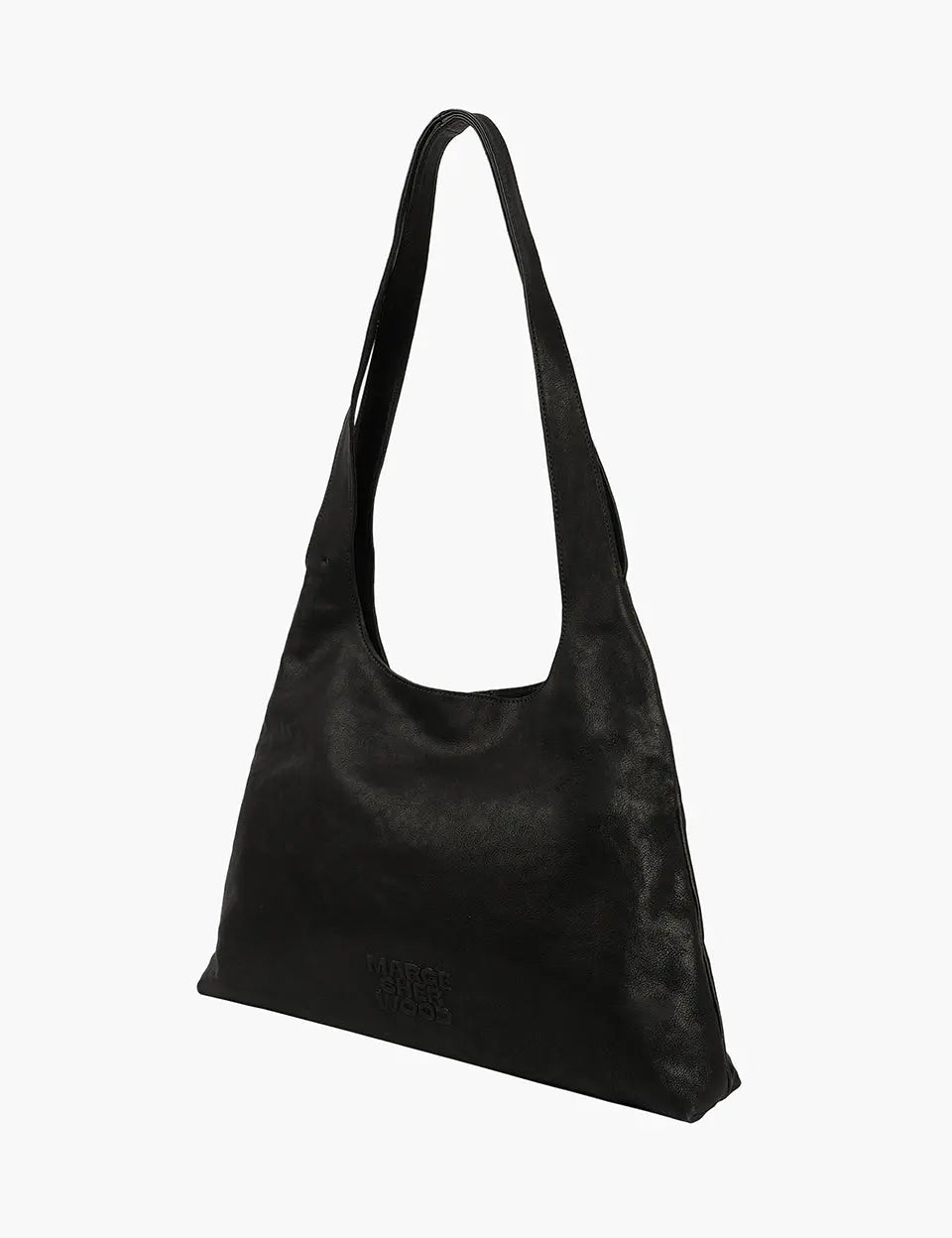 HALTER HOBO LARGE_black washed nappa margesherwood