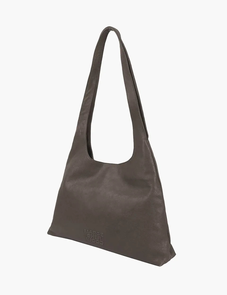 HALTER HOBO LARGE_taupe washed nappa margesherwood