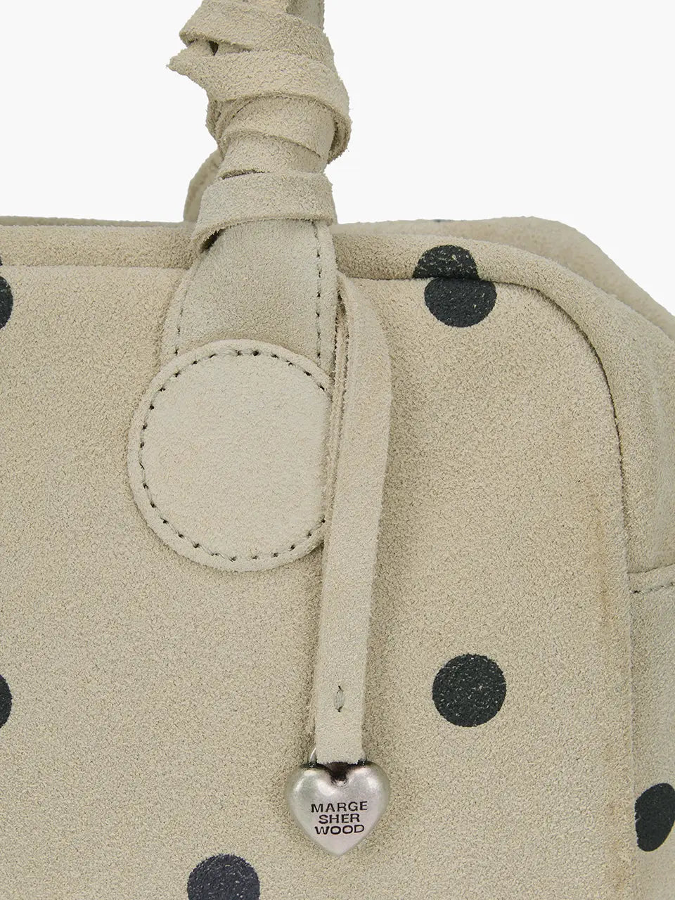 HEART CHARM_blond wood suede margesherwood