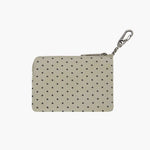 HEART ZIPPER WALLET_SILVER LOGO_blond wood printed suede margesherwood