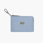 HEART ZIPPER WALLET_SILVER LOGO_blue semi veg margesherwood