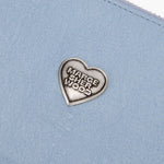 HEART ZIPPER WALLET_SILVER LOGO_blue semi veg margesherwood