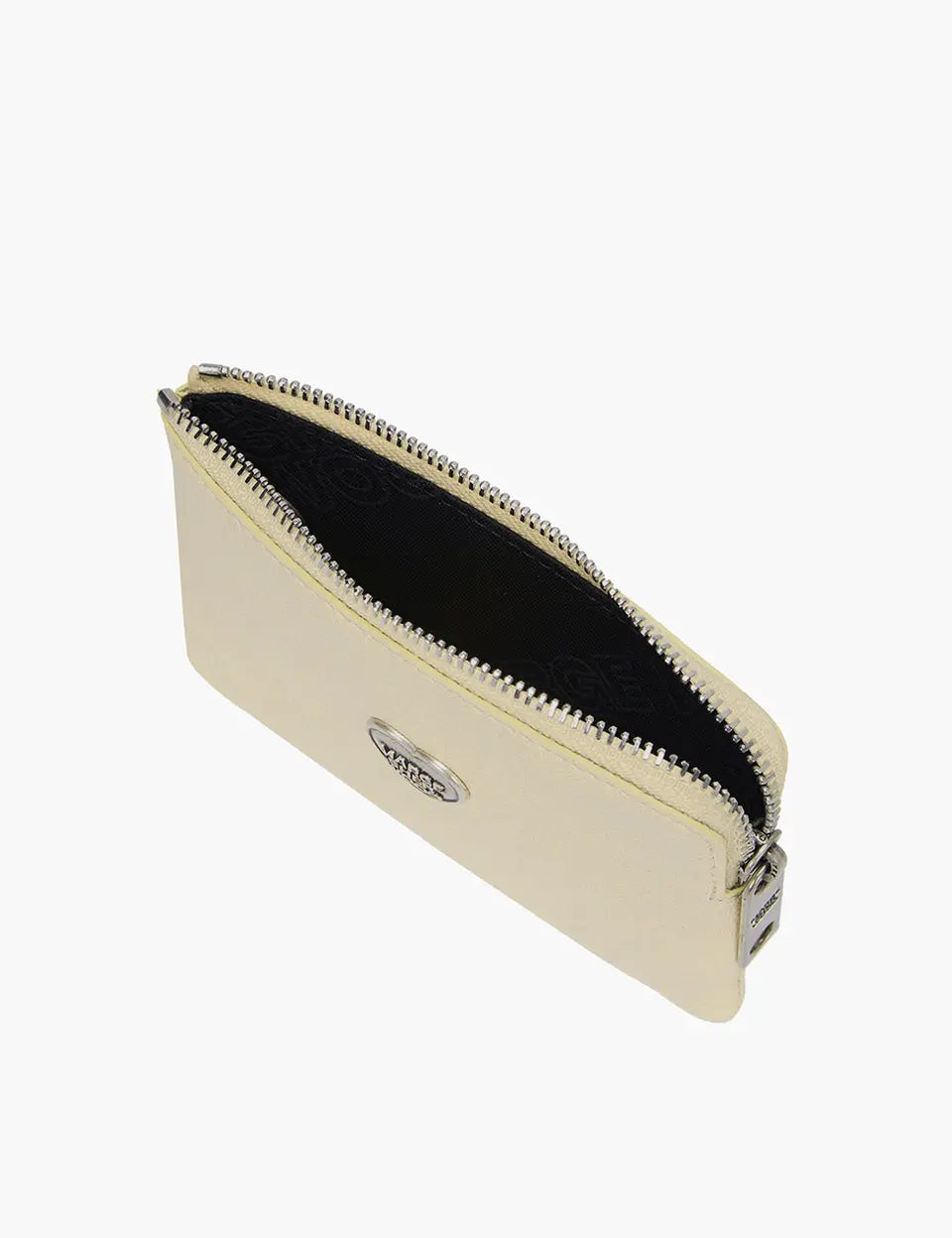 HEART ZIPPER WALLET_SILVER LOGO_custard semi veg margesherwood