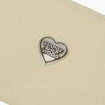 HEART ZIPPER WALLET_SILVER LOGO_custard semi veg margesherwood