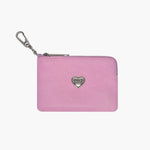 HEART ZIPPER WALLET_SILVER LOGO_pink semi veg margesherwood