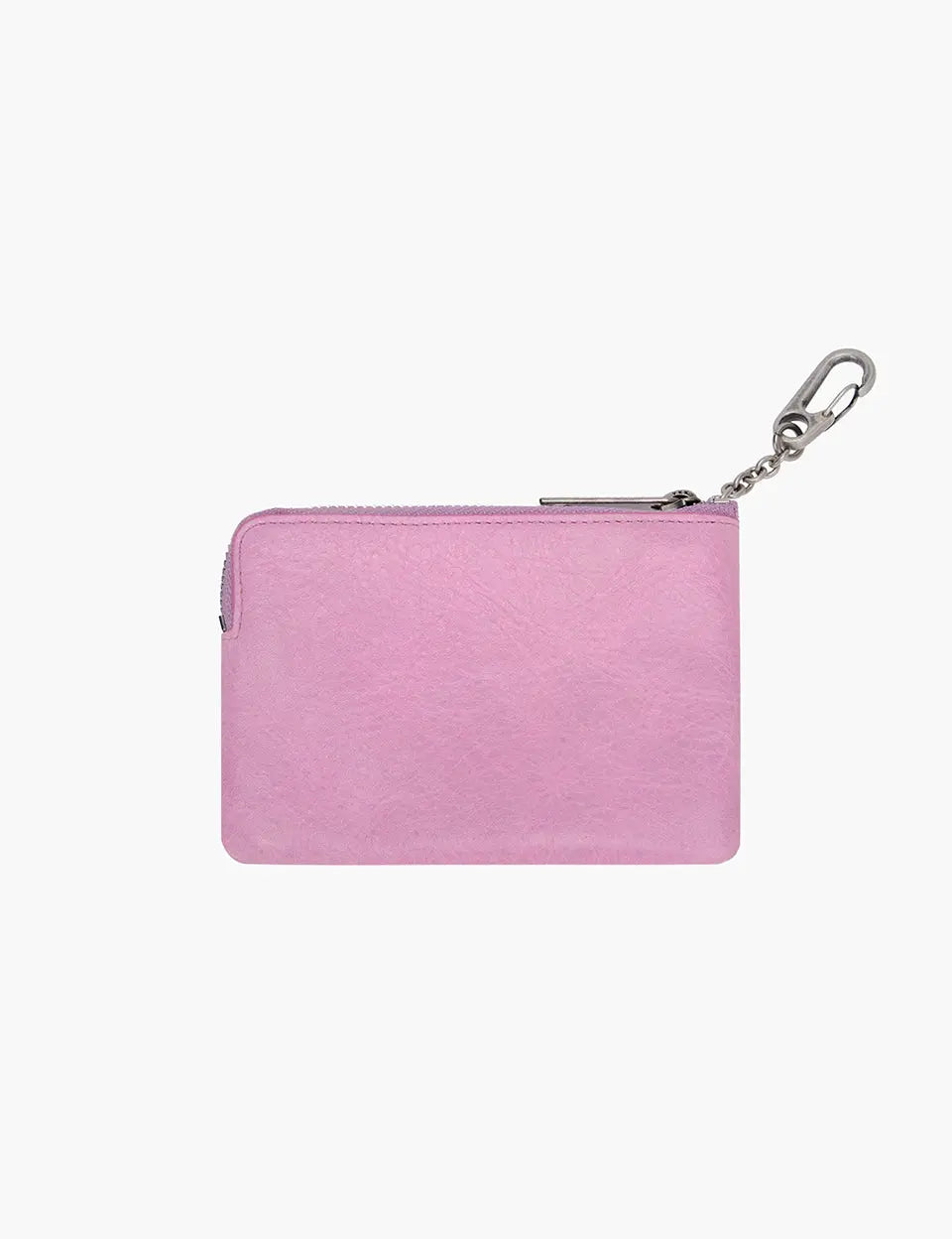 HEART ZIPPER WALLET_SILVER LOGO_pink semi veg margesherwood