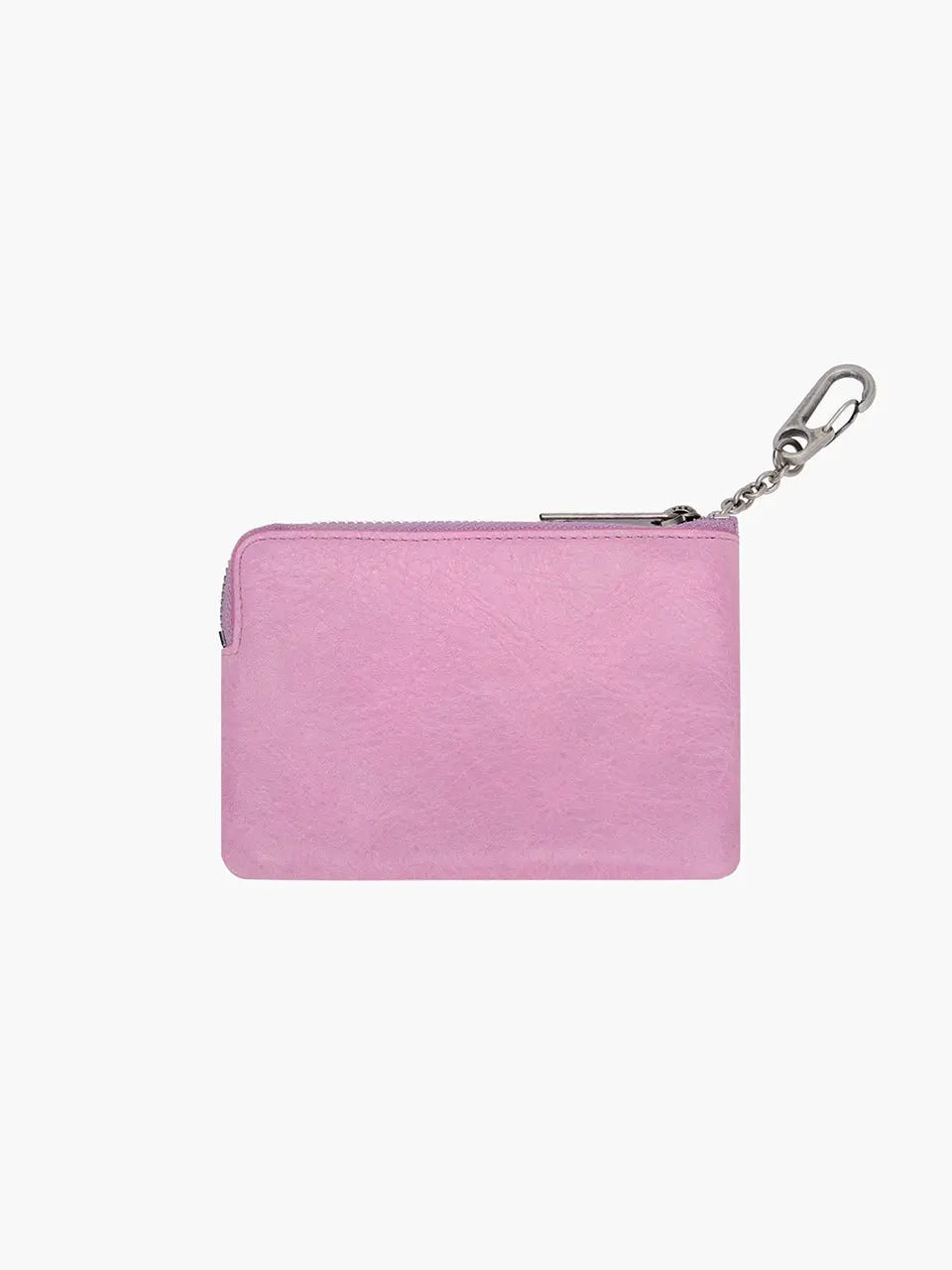 HEART ZIPPER WALLET_SILVER LOGO_pink semi veg margesherwood