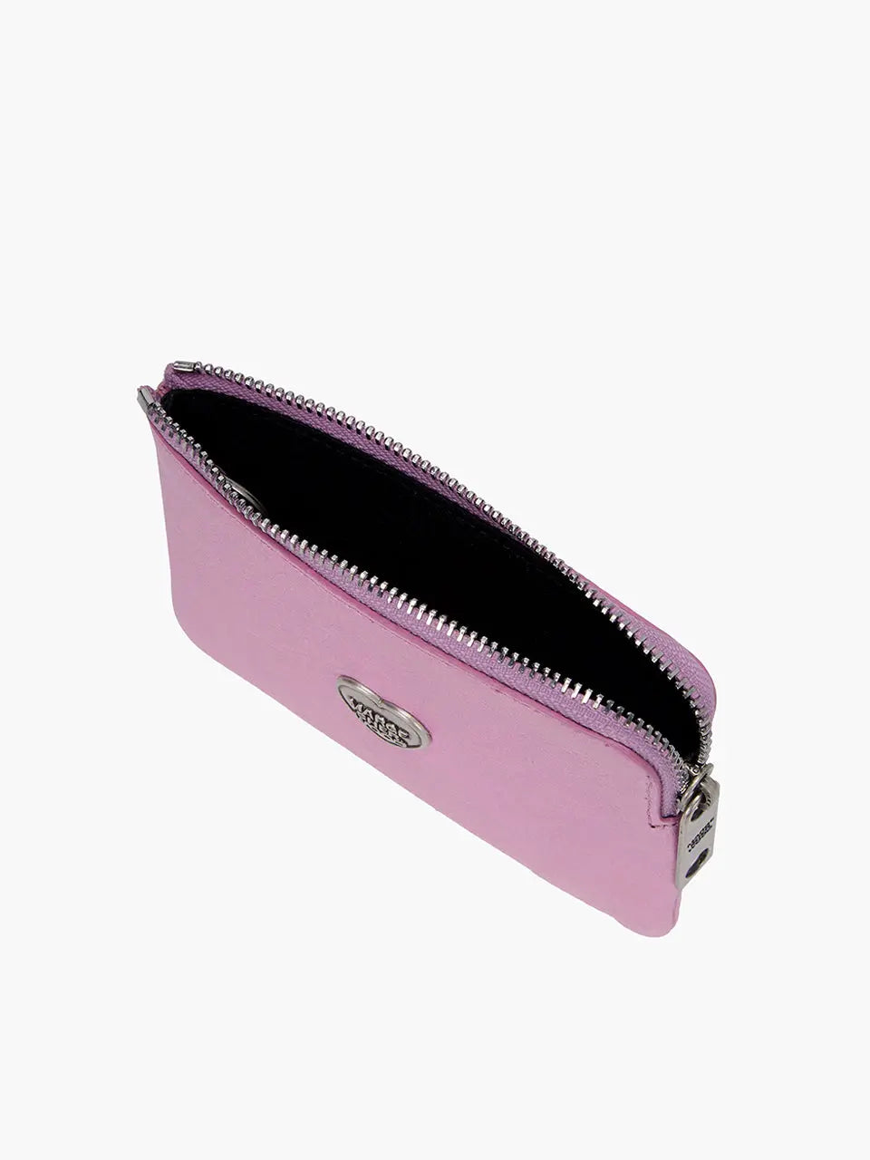 HEART ZIPPER WALLET_SILVER LOGO_pink semi veg margesherwood