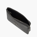 HEART ZIPPER WALLET_SILVER LOGO_white+grey two-tone cracked margesherwood