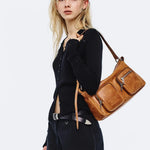 OUTPOCKET HOBO_saddle brown pull-up margesherwood