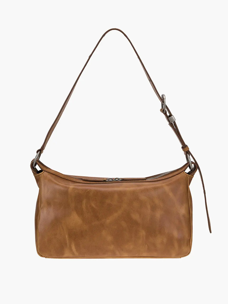 OUTPOCKET HOBO_saddle brown pull-up margesherwood