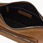 OUTPOCKET HOBO MINI_saddle brown pull-up margesherwood