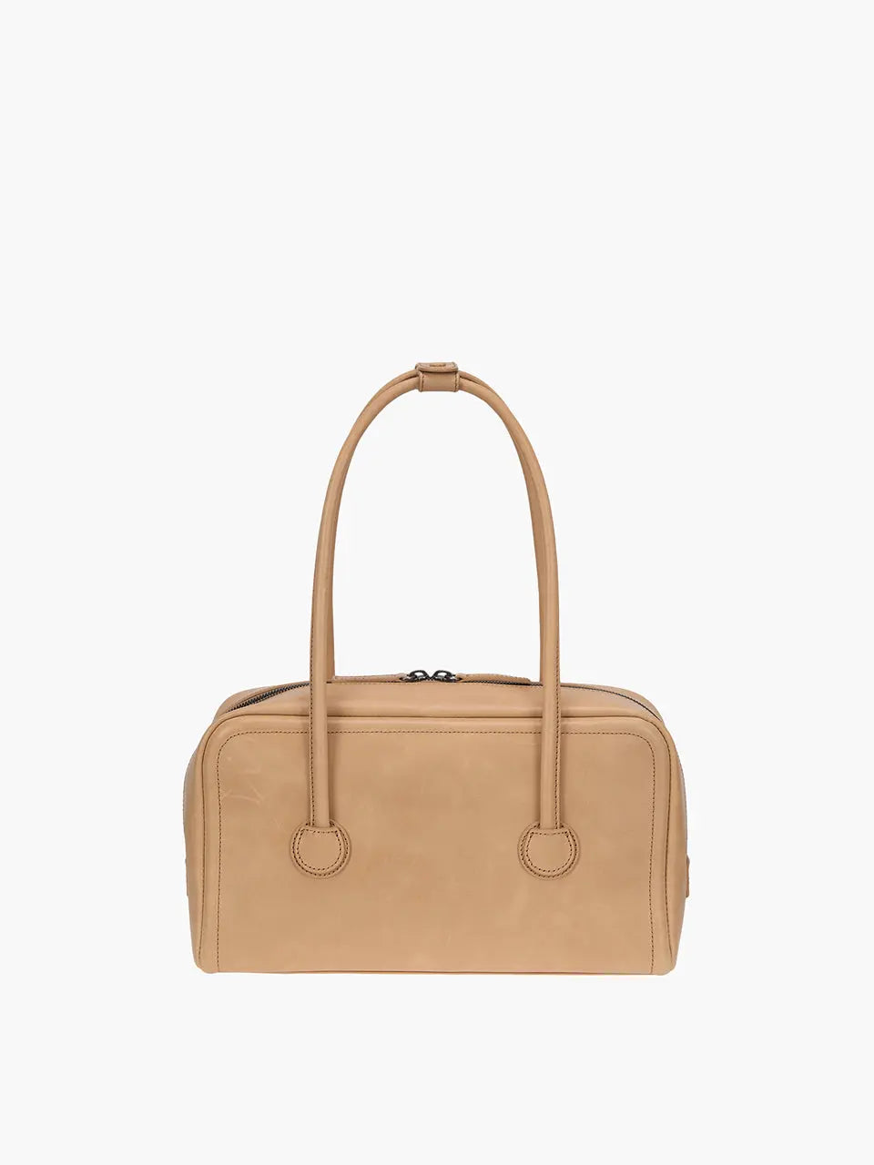 SOFT BOSTON SMALL_french beige pull-up margesherwood