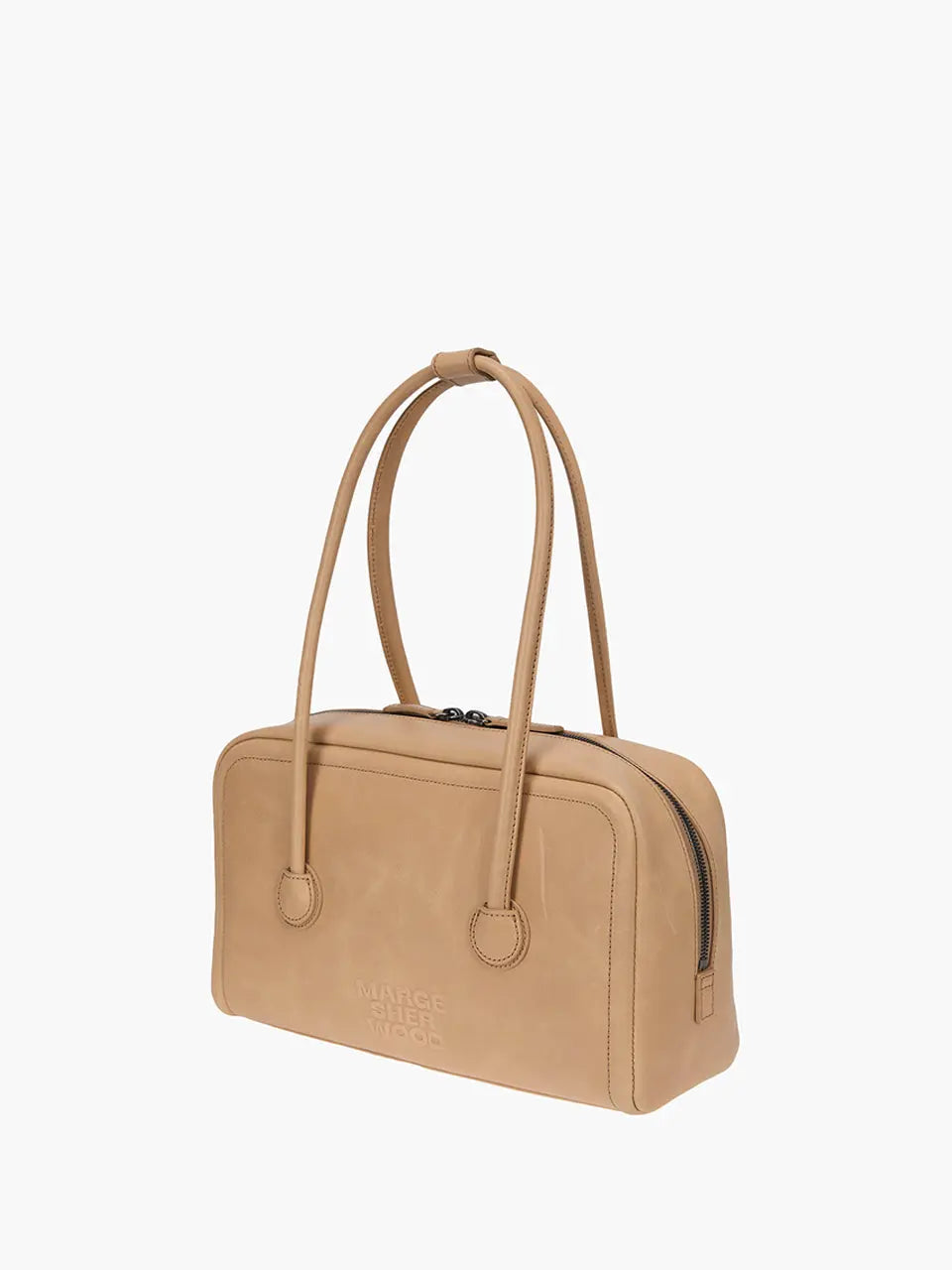 SOFT BOSTON SMALL_french beige pull-up margesherwood