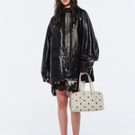 SOFT BOSTON SMALL_blond wood printed suede margesherwood