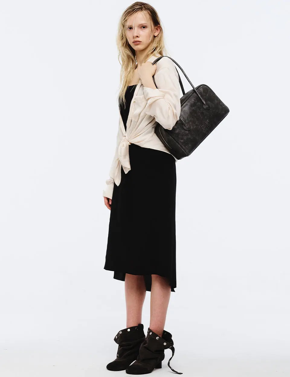 SOFT BOSTON_white+grey two-tone cracked margesherwood