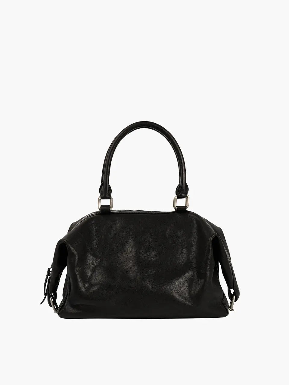 DUMPLING TOTE_black washed nappa margesherwood