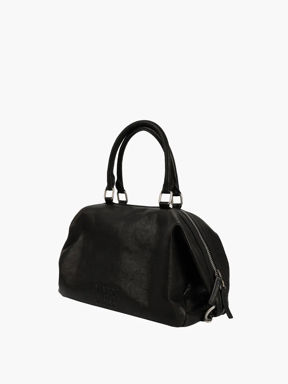 DUMPLING TOTE_black washed nappa margesherwood