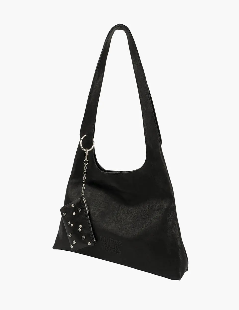 HALTER HOBO LARGE_black washed nappa margesherwood