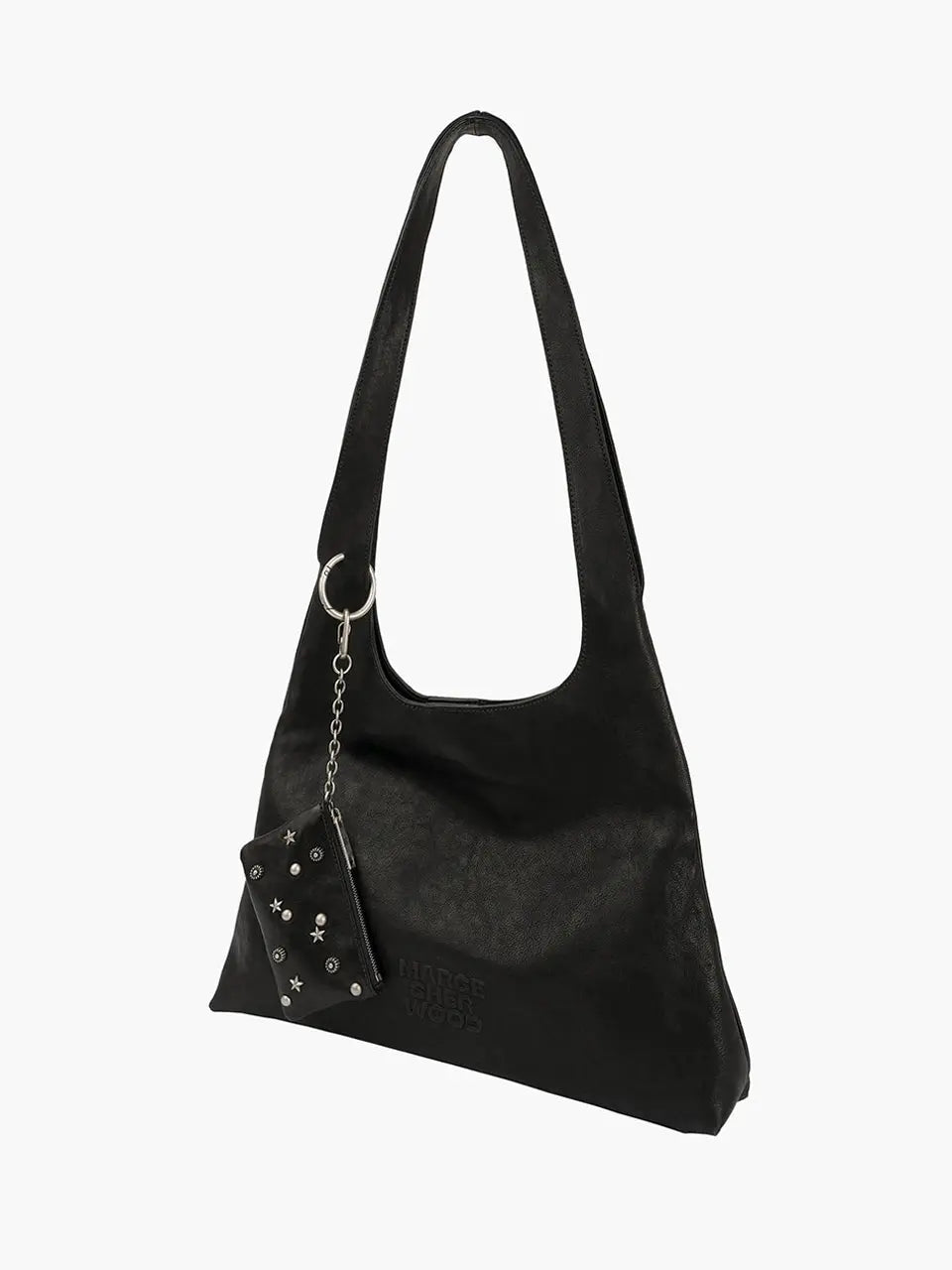 HALTER HOBO LARGE_black washed nappa margesherwood
