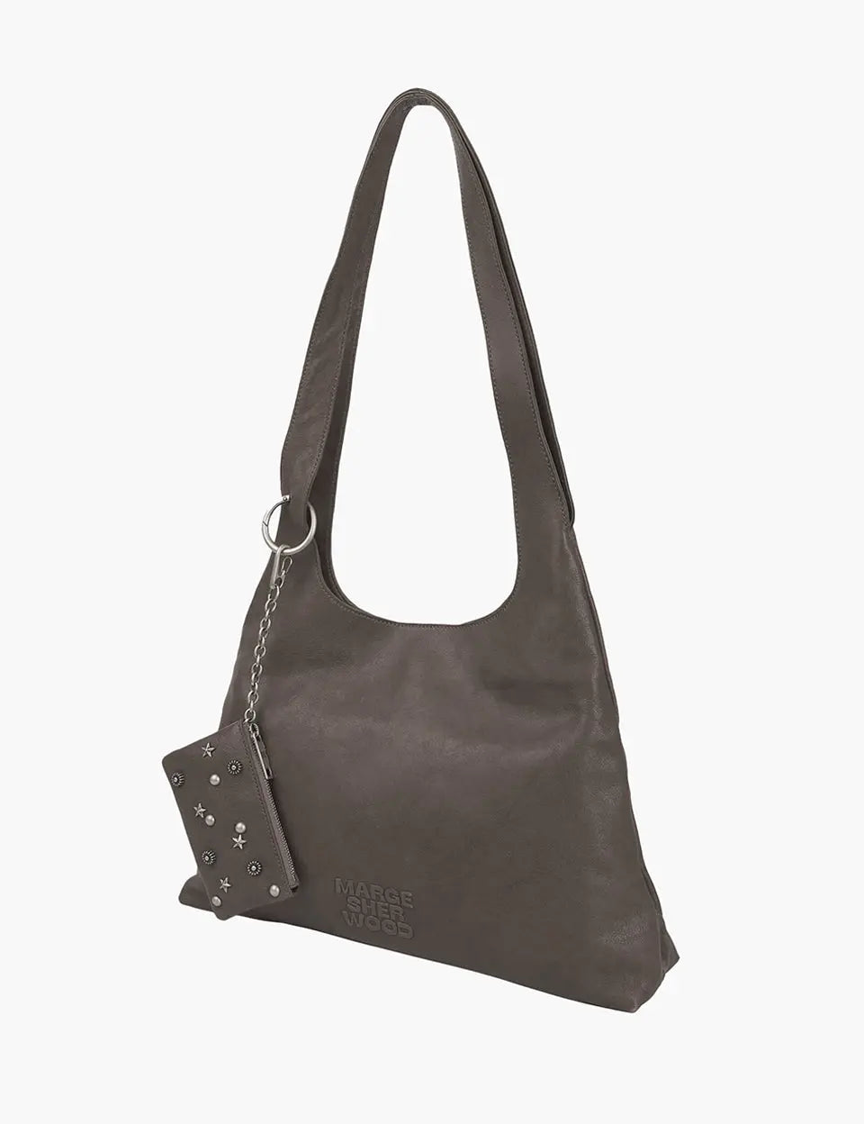 HALTER HOBO LARGE_taupe washed nappa margesherwood