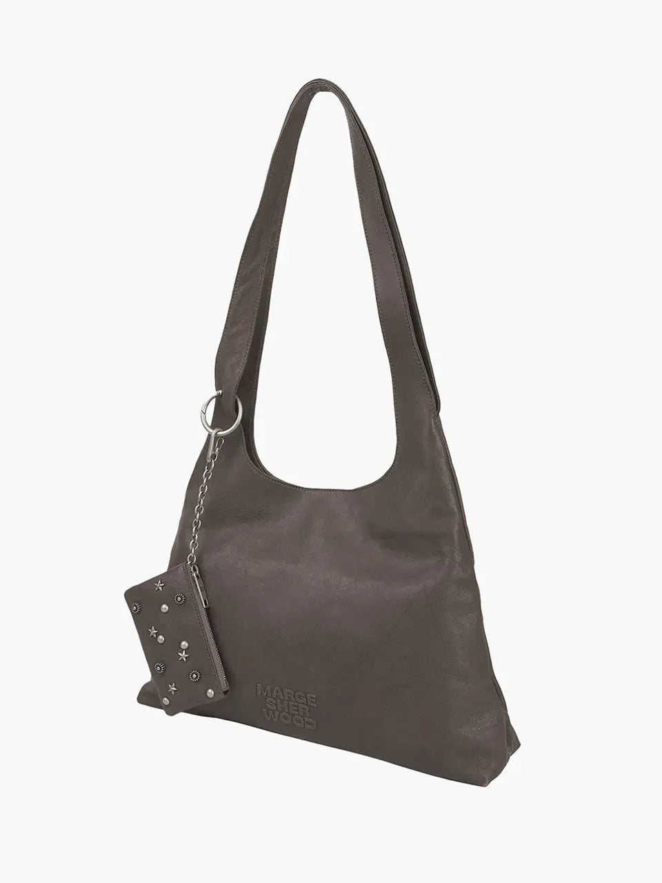 HALTER HOBO LARGE_taupe washed nappa margesherwood