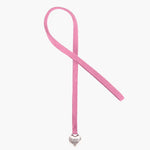HEART CHARM_pink suede margesherwood