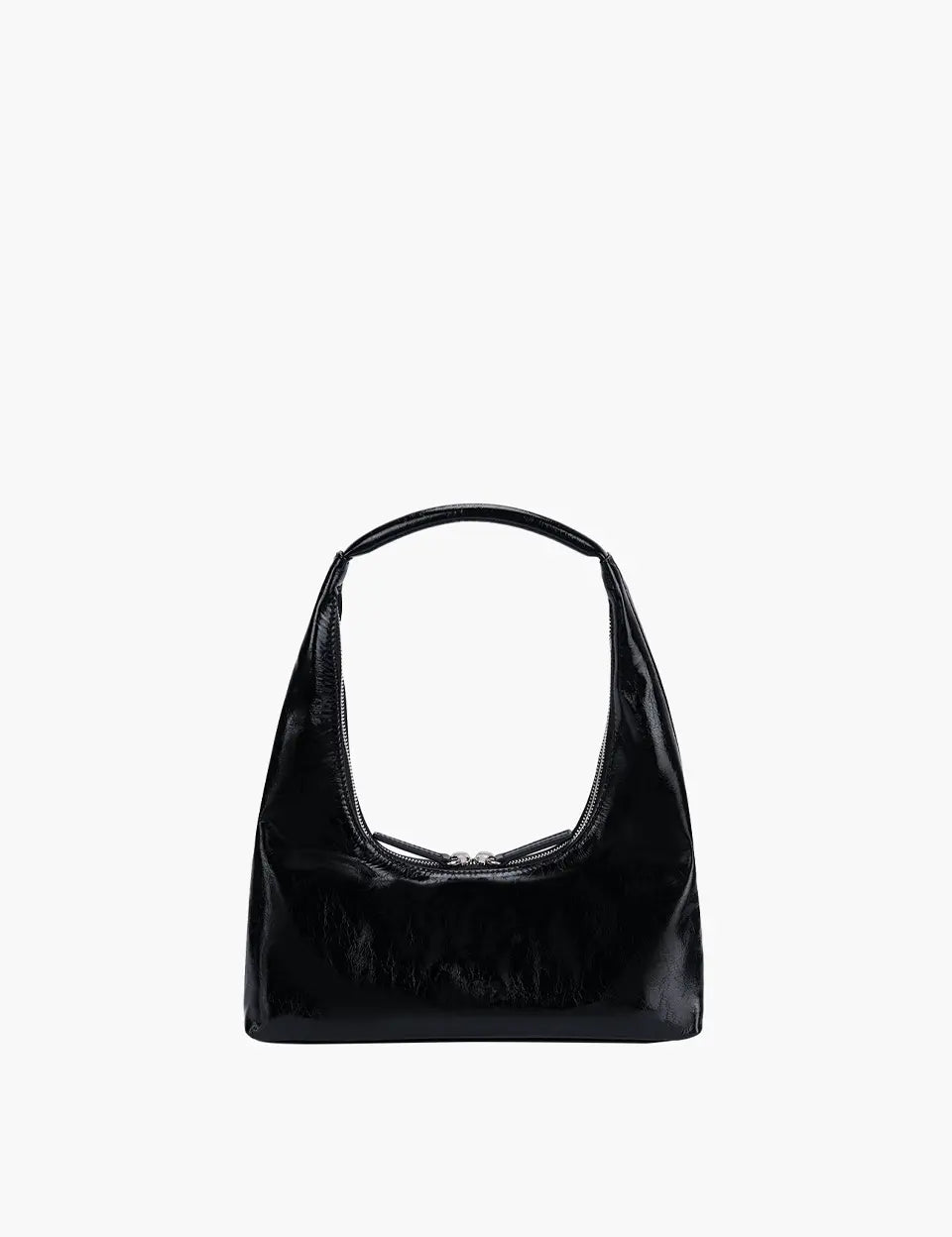 HOBO SHOULDER_black crinkle margesherwood