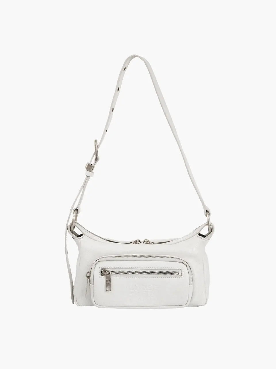 OUTPOCKET HOBO MINI_off white cracked margesherwood