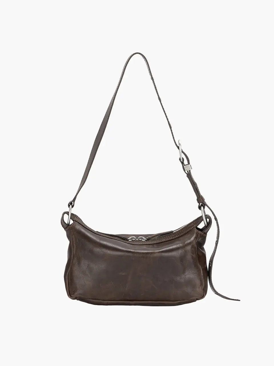 OUTPOCKET HOBO MINI_washed brown pull-up margesherwood