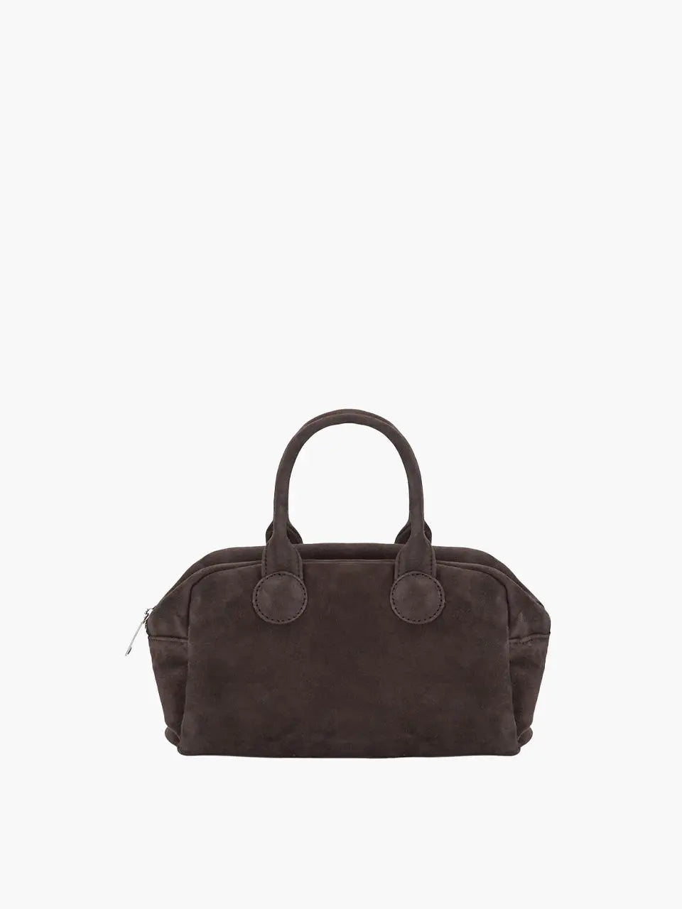 SOFT BOWLING_choco brown suede margesherwood